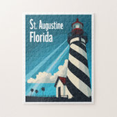 St. Augustine FL - Vuurtoren op Anastasia Island Legpuzzel (Verticaal)