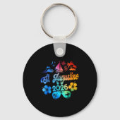 St. Augustine Florida 2026 Vacation Tie Dye Summer Sleutelhanger (Voorkant)