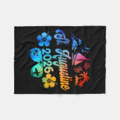 St. Augustine Florida 2026 Vakantie Tie Dye Zomer Fleece Deken (Voorkant (Horizontaal))