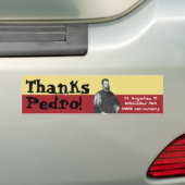 St. Augustine, Florida - 450th - Bedankt, Pedro! Bumpersticker (Op auto)
