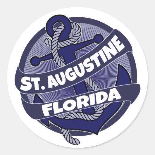 St. Augustine Florida anker stickers (Voorkant)