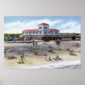 St Augustine Florida Beach Scene Poster (Voorkant)