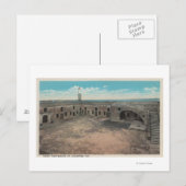 St. Augustine, Florida - Bird's Eye of Ft. Mario Briefkaart (Voorkant / Achterkant)