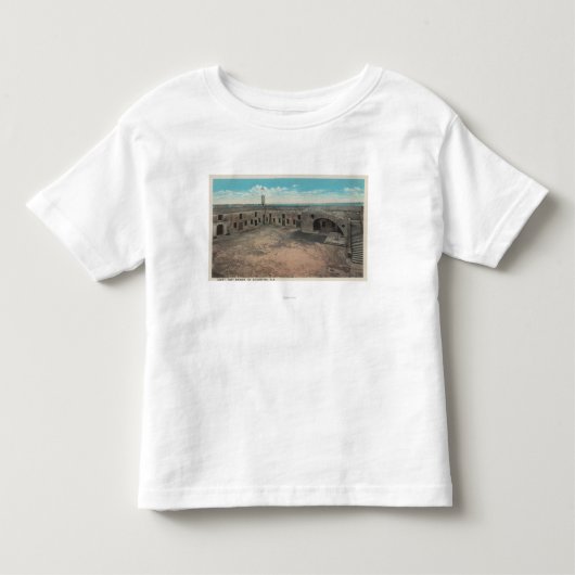 St. Augustine, Florida - Bird's Eye of Ft. Mario Kinder Shirts (Voorkant)