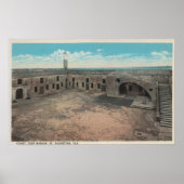 St. Augustine, Florida - Bird's Eye of Ft. Mario Poster (Voorkant)