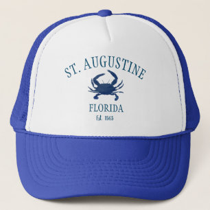 St Augustine Florida Blauwe Krab Schilderij Trucker Pet