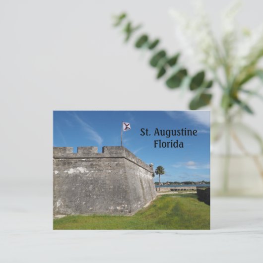 St. Augustine Florida Briefkaart (Staand voorkant)