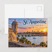 St. Augustine Florida Briefkaart (Voorkant / Achterkant)