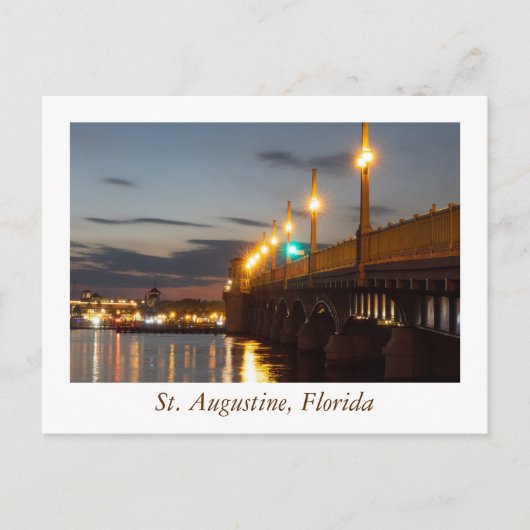 St. Augustine, Florida Briefkaart (Voorkant)