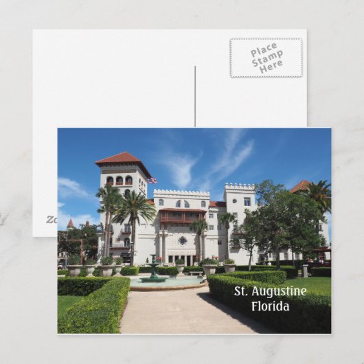 St. Augustine Florida Briefkaart (Voorkant / Achterkant)