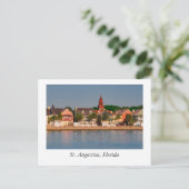 St Augustine Florida Briefkaart (Staand voorkant)