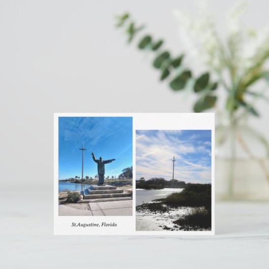 St.Augustine, Florida Briefkaart (Staand voorkant)