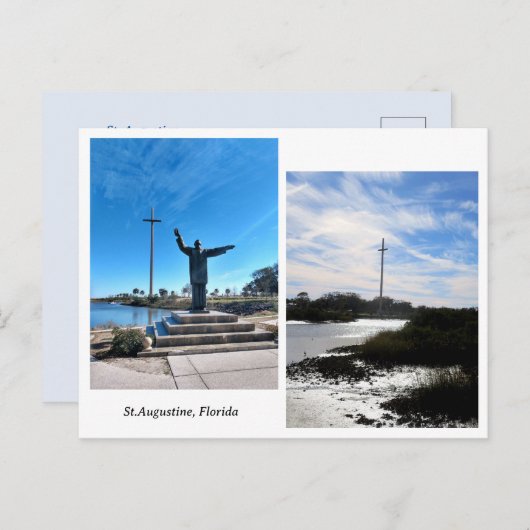 St.Augustine, Florida Briefkaart (Voorkant / Achterkant)