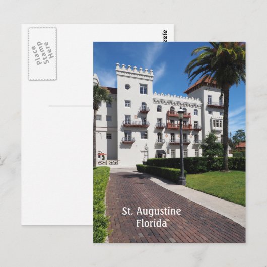 St. Augustine Florida Briefkaart (Voorkant / Achterkant)
