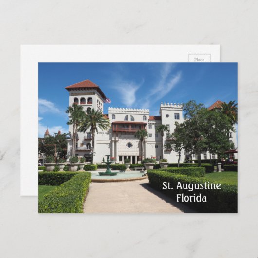 St. Augustine Florida Briefkaart (Voorkant / Achterkant)