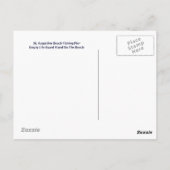 St. Augustine Florida Briefkaart (Achterkant)