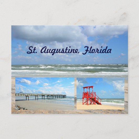 St. Augustine Florida Briefkaart (Voorkant)