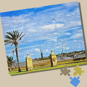 St Augustine Florida Castillo de San Marcos Sign Legpuzzel