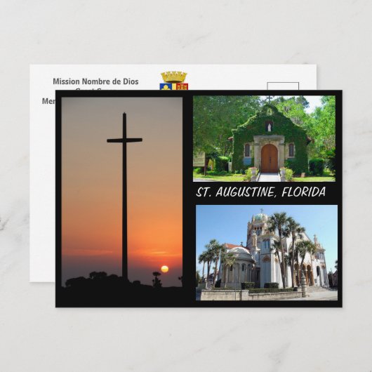 St. Augustine, Florida Feestdagenkaart (Voorkant / Achterkant)