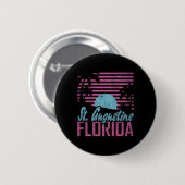 St. Augustine Florida Fl Citrus Staat Miami Sfeer Ronde Button 5,7 Cm (Voorkant /achterkant)