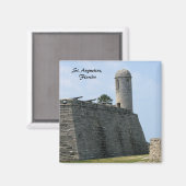 St. Augustine Florida fort castillo de san marcos Magneet (Voorkant / Achterkant)