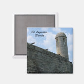 St. Augustine Florida fort castillo de san marcos Magneet (Voorkant / Achterkant)