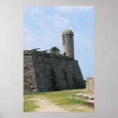St. Augustine Florida fort castillo de san marcos Poster (Voorkant)