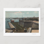 St. Augustine, Florida - Ft-antenne. Marion Briefkaart (Voorkant)