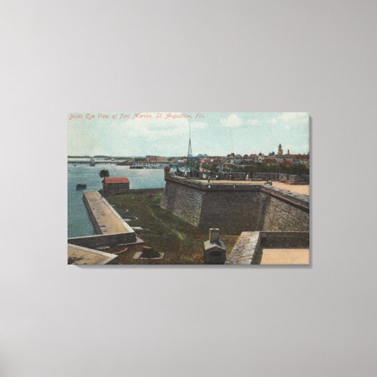 St. Augustine, Florida - Ft-antenne. Marion Canvas Afdruk (Voorkant)