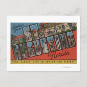 St. Augustine, Florida - Grote Letter Scenes 2 Briefkaart (Voorkant)