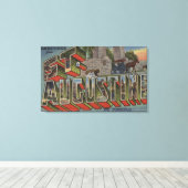 St. Augustine, Florida - Grote letterscènes Canvas Afdruk (Insitu (Houten vloer))
