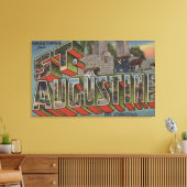 St. Augustine, Florida - Grote letterscènes Canvas Afdruk (Insitu (Woonkamer))
