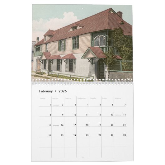 St. Augustine, Florida Kalender (Feb 2026)