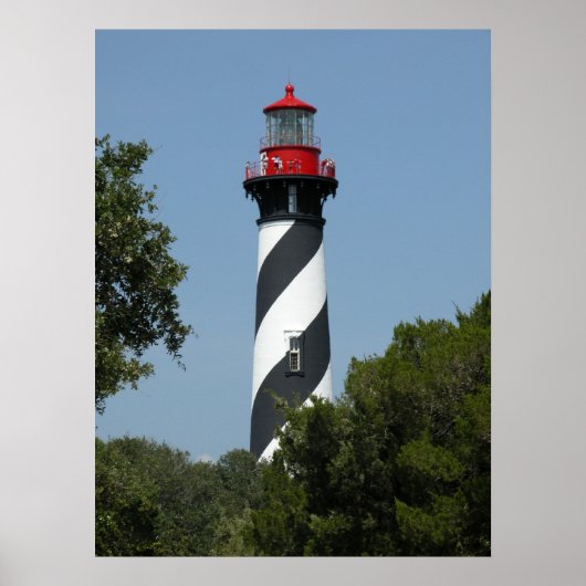 St Augustine Florida Lighthouse Poster (Voorkant)