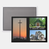 St. Augustine, Florida Magneet (Voorkant / Achterkant)
