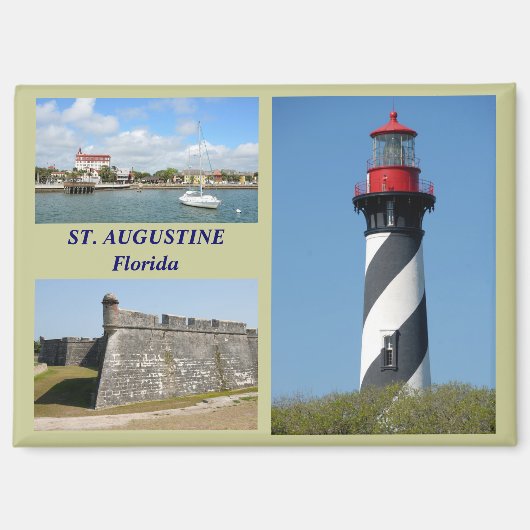 St' Augustine, Florida magneet (Voorkant)