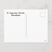 St. Augustine, Florida moerasland Feestdagenkaart (Achterkant)