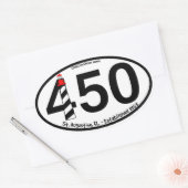 St. Augustine, Florida - Opgericht 1565 - 450th Ovale Sticker (Envelop)
