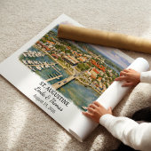 St. Augustine Florida Poster, Aquarel, Op Maat Poster