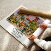 St. Augustine Florida Poster, Aquarel, Op Maat Poster