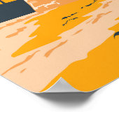 St Augustine Florida Reis Kunst Vintage Poster (Hoek)