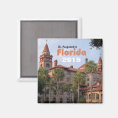 St. Augustine Florida Reismagneet Verander Jaar Magneet (Voorkant / Achterkant)