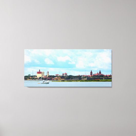 St. Augustine, Florida River Uitzicht Canvas Afdruk (Voorkant)