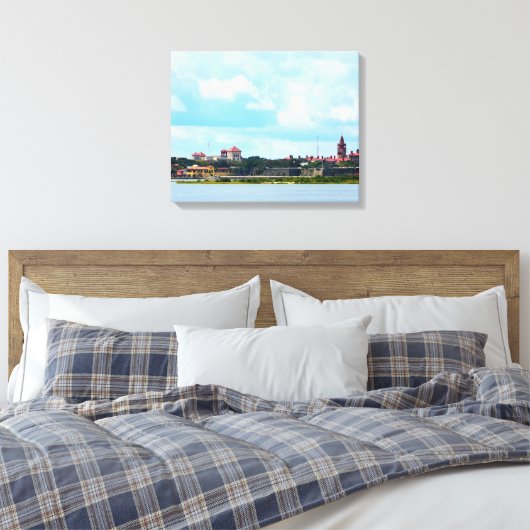 St. Augustine, Florida River Uitzicht Canvas Afdruk (Insitu (Slaapkamer))