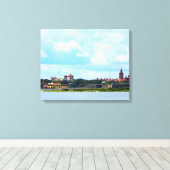 St. Augustine, Florida River Uitzicht Canvas Afdruk (Insitu (Houten vloer))