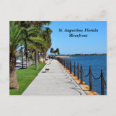 St. Augustine, Florida rivierfront Briefkaart (Voorkant)
