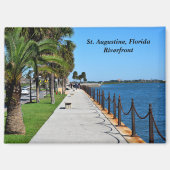 St. Augustine, Florida rivierfront Magneet (Voorkant)