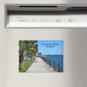 St. Augustine, Florida rivierfront Magneet (Insitu (Vaatwasser))