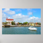 St. Augustine, Florida rivierfront Poster (Voorkant)