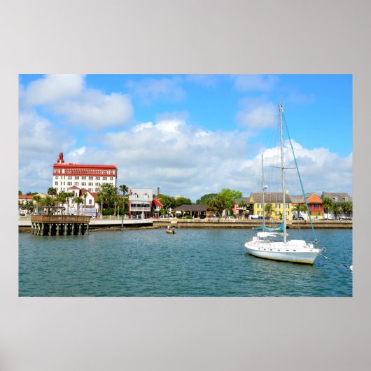 St. Augustine, Florida rivierfront Poster (Voorkant)